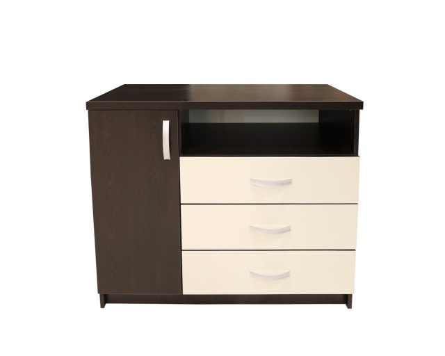 Comoda Milano wenge cu fildes Comoda Milano wenge cu fildes